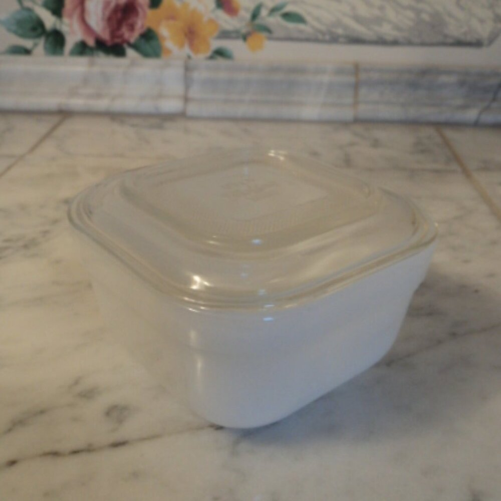 vintage fireking refrigerator storage container